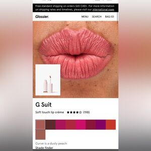 Glossier eye liner and lip crème